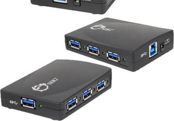 SIIG предлагает концентраторы с тремя и четырьмя портами SuperSpeed USB