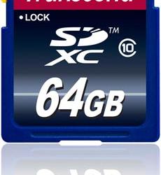 У Transcend готова карта памяти SDXC Class 10 объемом 64 ГБ 