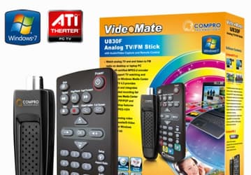 Тюнер Compro VideoMate U830F USB2.0 – ТВ в дороге и дома