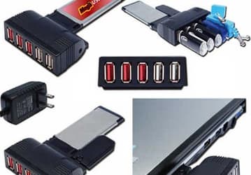 Mega USB 2.0 Express — концентратор USB в виде карты расширения для слота ExpressCard 