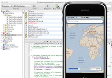 Первая разработка ESRI для Apple iPhone и iPod