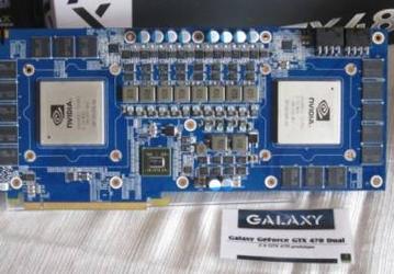 Фото дня: 3D-карта Galaxy GeForce GTX 470 Dual с двумя GPU