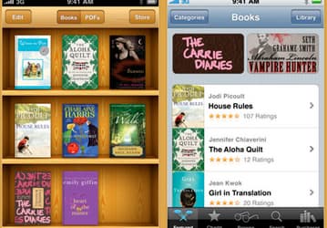 Apple iBooks 1.1 работает на iPhone i iPod touch