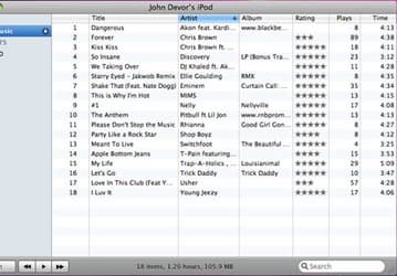 iRip 1.5.1 позволяет загружать музыку из iPod в библиотеку iTunes