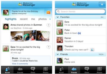 Выпущен Windows Live Messenger для iOS