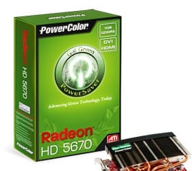 3D-карты PowerColor HD 5670 и HD 5570: недостающее звено серии Go! Green