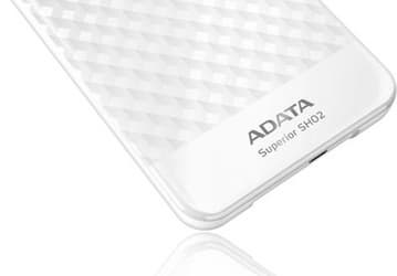 A-DATA использует в оформлении портативного HDD SH02 фактурную отделку
