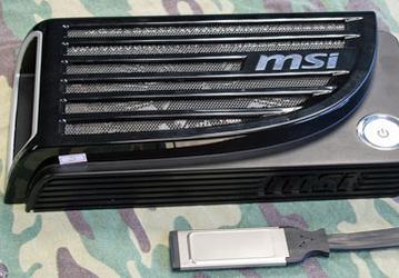 MSI покажет на Computex 2010 бокс для подключения внешней видеокарты к ноутбуку