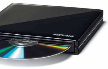 Buffalo представляет внешний оптический привод DVD-RW с щелевой загрузкой