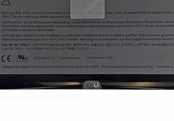 Полуторакратный рост времени автономной работы нового MacBook обеспечен шестипроцентным увеличением емкости батареи