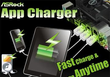 Технология ASRock App Charger ускоряет зарядку батарей мобильных устройств от порта USB