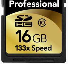 Карты памяти Lexar Professional 133x SDHC развивают скорость записи 20 МБ/с