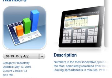 iWork для iPad получил поддержку русского языка