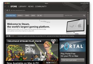 Сервис Steam для Mac начал работу с более чем 60 играми в каталоге