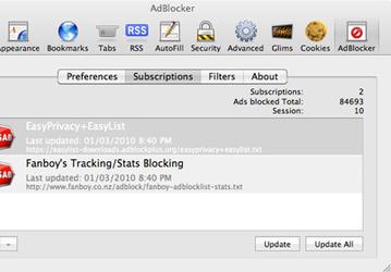 Safari AdBlocker 1.9.8.2 — блокировщик рекламы для Mac OS X