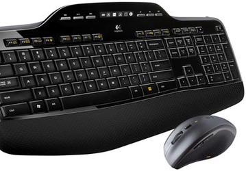 Беспроводной комплект из клавиатуры и мыши Logitech Wireless Desktop MK710 не требует смены батареек три года