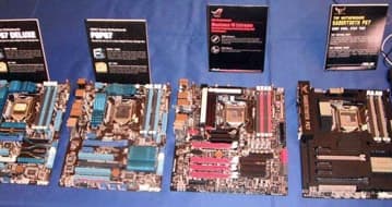 ASUS показала системные платы с сокетом LGA 1155