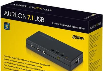 Внешняя звуковая карта TERRATEC Aureon 7.1 USB нацелена на владельцев мобильных компьютеров