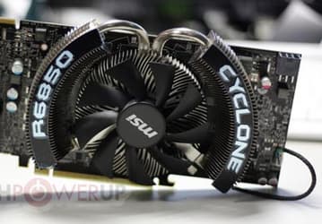 MSI показала 3D-карту R6850 Cyclone OC Power Edition