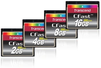 Transcend выпускает свои первые карты памяти, соответствующие спецификации CFast
