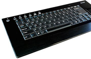 AZiO выпускает беспроводную клавиатуру с тачпэдом для HTPC и еще четыре модели клавиатур