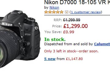 Камера Nikon D7000 появилась в европейских магазинах, а Nikon D5000 снята с производства