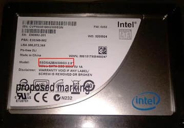 Твердотельные накопители Intel X25-M G3 замечены в продаже 