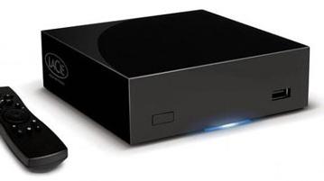 Сетевой медиаплеер LaCie LaCinema Mini HD Bridge поддерживает установку внутреннего HDD