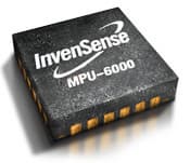 InvenSense первой в мире объединила в одной микросхеме 3D-гироскоп и 3D-акселерометр