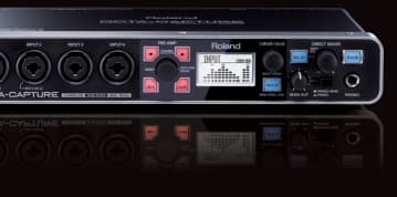 Roland Octa Capture — профессиональный USB 2.0 звуковой интерфейс: 8 микрофонных входов, автоподстройка чувствительности входов