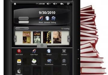 Электронная книга Odys Genesis на двухъядерном процессоре оснащена большим дисплеем