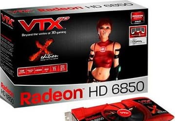 3D карта Vertex3D HD 6850 1GB GDDR5 X-Edition: оригинальный кулер и повышенные частоты