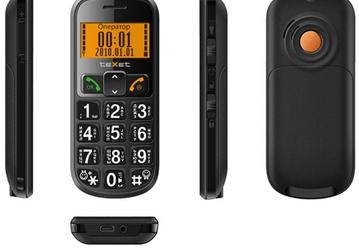 teXet TM-B200 – новый телефон для пожилых людей