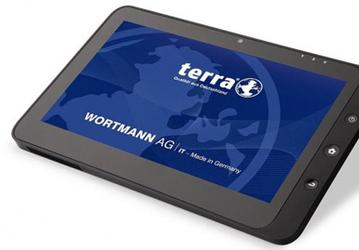 Десятидюймовый планшет Wortmann Terra Pad 1050 очень похож на нетбук