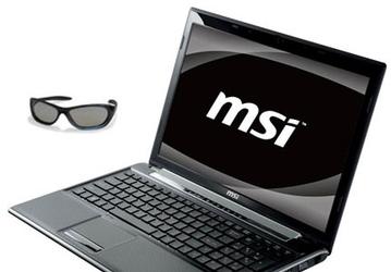 MSI оснастила ноутбук FR600 3D-экраном