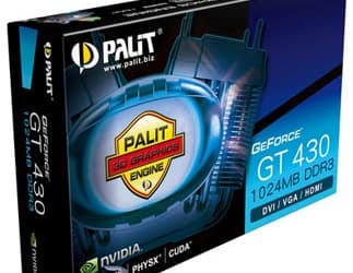 Низкопрофильная видеокарта Palit GT430 подойдет для домашних кинотеатров