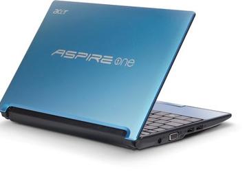 Нетбук Acer Aspire One AOD255 с двухъядерным процессором работает автономно до восьми часов