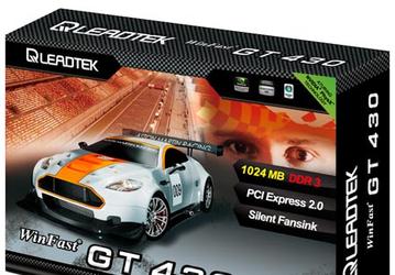 Конструкторам 3D-карты Leadtek WinFast GT 430 удалось снизить температуру GPU на 10% 