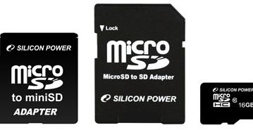 Silicon Power представила карты памяти microSDHC емкостью до 16 ГБ, соответствующие требованиям Class 10