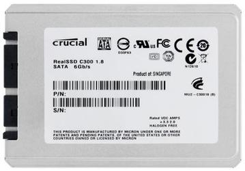 В семействе Crucial RealSSD C300 появились SSD для планшетов