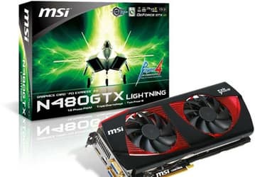 3D-карта MSI N480GTX Lightning получила 16-фазную подсистему питания