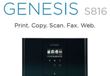 Genesis S816 — многофункциональное печатающее устройство будущего в исполнении Lexmark