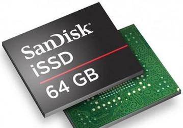 SanDisk начинает поставки встраиваемых твердотельных накопителей iSSD