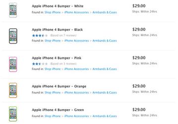 Отказавшись от бесплатной раздачи футляров для iPhone 4, Apple начала их продавать