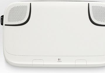 Подставка для ноутбука Logitech Speaker Lapdesk N550 оснащена стереодинамиками