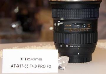 Tokina готовит к выпуску второй широкоугольный объектив для полнокадровых камер
