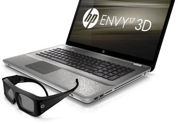 Представлен ноутбук с 3D-экраном HP ENVY 17 3D