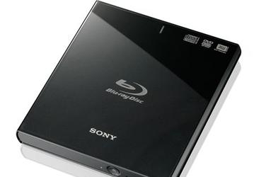 Внешний оптический привод Sony BDX-S500U записывает однослойные диски BD-R на скорости 6X 
