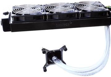 В высокопроизводительных СВО Swiftech серии H20-X20 Edge насос объединен с резервуаром