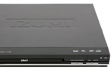 Новые DVD-проигрыватели IZUMI DV20D112KB и DV20D112KB